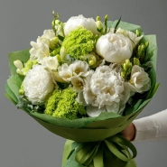 Букет с пионами &laquo;Нежный оазис&raquo; 0