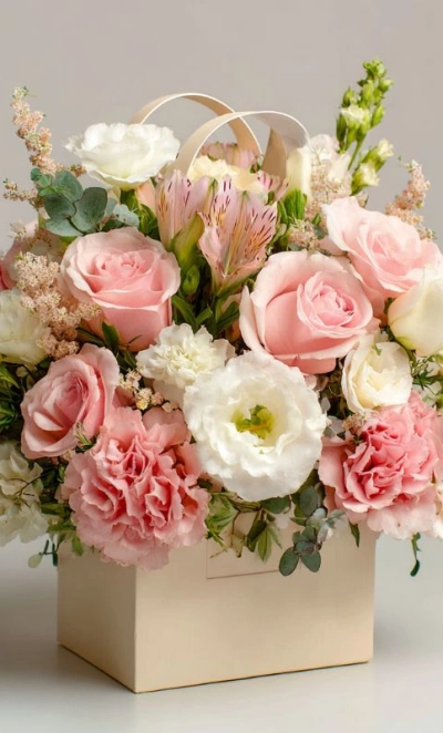 Композиция в сумочке «Девичий выбор»