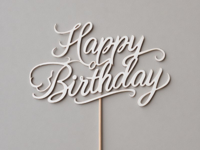 Топпер «С Днем рождения»